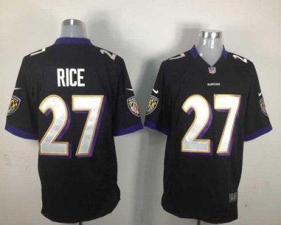 Jerseys Factory Cheap Nike Ravens #27 Ray Rice Black Alternate M