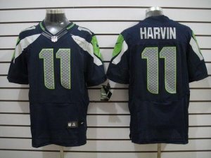 Jerseys Factory Cheap Nike Seahawks #11 Percy Harvin Steel Blue