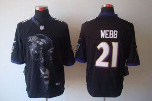 Jerseys Factory Cheap Nike Ravens #21 Lardarius Webb Black Alter