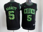 Jerseys Factory Cheap Celtics #5 Kevin Garnett Black Camo Fashio