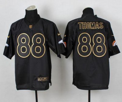 Jerseys Factory Cheap Nike Broncos #88 Demaryius Thomas Black Go