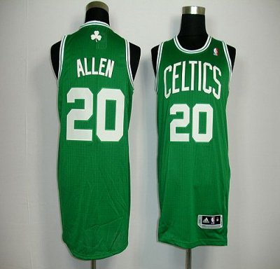 Jerseys Factory Cheap Revolution 30 Celtics #20 Ray Allen Green