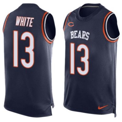 Jerseys Factory Cheap Nike Bears #13 Kevin White Navy Blue Team