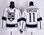 Jerseys Factory Cheap Kings #11 Anze Kopitar White Road 2012 Sta
