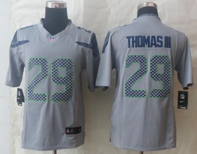 Jerseys Factory Cheap Nike Seahawks #29 Earl Thomas III Grey Alt