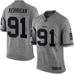 Jerseys Factory Cheap Nike Redskins #91 Ryan Kerrigan Gray Men's