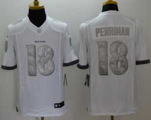 Jerseys Factory Cheap Nike Ravens #18 Breshad Perriman White Men