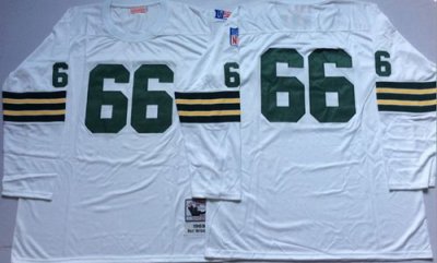 Jerseys Factory Cheap Mitchell And Ness 1969 Packers #66 Ray Nit