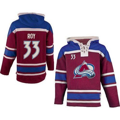 Jerseys Factory Cheap Avalanche #33 Patrick Roy Red Sawyer Hoode
