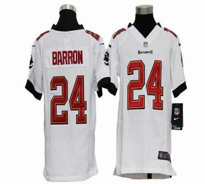 Jerseys Factory Cheap Nike Buccaneers #24 Mark Barron White Yout