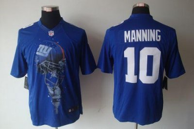 Jerseys Factory Cheap Nike Giants #10 Eli Manning Royal Blue Tea