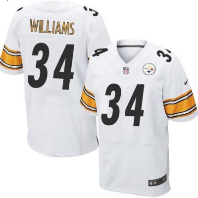 Jerseys Factory Cheap Nike Steelers #34 DeAngelo Williams White