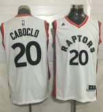 Jerseys Factory Cheap Raptors #20 Bruno Caboclo White Stitched N