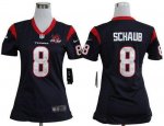 Jerseys Factory Cheap Nike Texans #8 Matt Schaub Navy Blue Team