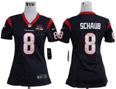 Jerseys Factory Cheap Nike Texans #8 Matt Schaub Navy Blue Team
