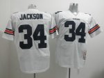 Jerseys Factory Cheap Tigers #34 Bo Jackson White Throwback Embr