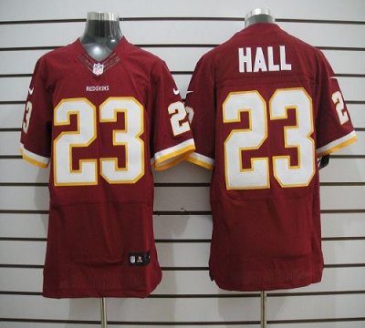 Jerseys Factory Cheap Nike Redskins #23 DeAngelo Hall Burgundy R