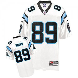 Jerseys Factory Cheap Nike Panthers #89 Steve Smith White Stitch