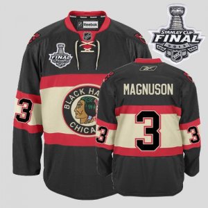 Jerseys Factory Cheap Blackhawks #3 Keith Magnuson Embroidered B