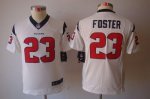 Jerseys Factory Cheap Nike Texans #23 Arian Foster White Youth E