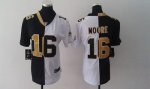 Jerseys Factory Cheap Nike Saints #16 Lance Moore Black/White Wo