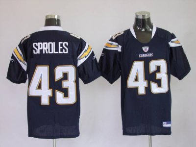 Jerseys Factory Cheap Chargers Darren Sproles #43 Stitched Dark