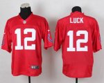 Jerseys Factory Cheap Nike Colts #12 Andrew Luck Red Men's Stitc