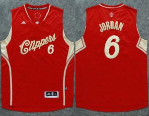 Jerseys Factory Cheap Clippers #6 DeAndre Jordan Red 2015-2016 C