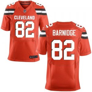 Jerseys Factory Cheap Nike Browns #82 Gary Barnidge Orange Alter