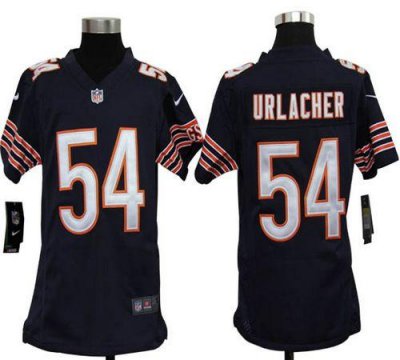 Jerseys Factory Cheap Nike Bears #54 Brian Urlacher Navy Blue Te