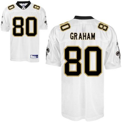 Jerseys Factory Cheap Saints #80 Jimmy Graham White Stitched NFL