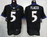 Jerseys Factory Cheap Nike Ravens #5 Joe Flacco Black Alternate