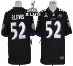 Jerseys Factory Cheap Nike Ravens #52 Ray Lewis Black Alternate