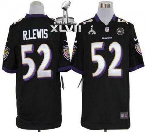 Jerseys Factory Cheap Nike Ravens #52 Ray Lewis Black Alternate