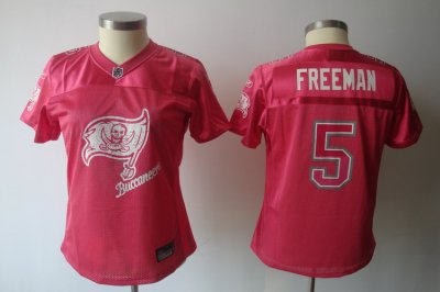 Jerseys Factory Cheap Buccaneers #5 Josh Freeman Pink 2011 Women