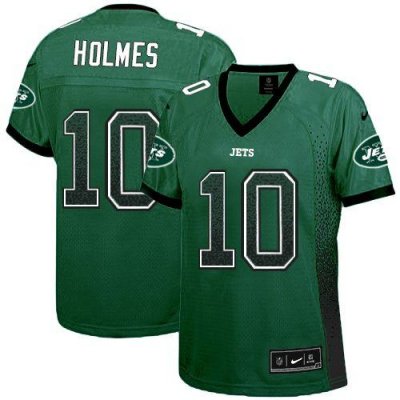 Jerseys Factory Cheap Nike Jets #10 Santonio Holmes Green Team C