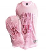 Jerseys Factory Cheap Thunder #35 Kevin Durant Pink Women Fashio