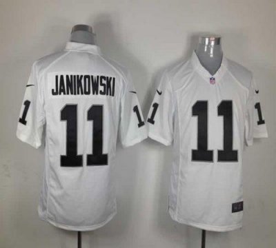 Jerseys Factory Cheap Nike Raiders #11 Sebastian Janikowski Whit