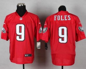 Jerseys Factory Cheap Nike Eagles #9 Nick Foles Red Men's Stitch