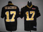 Jerseys Factory Cheap Saints #17 Robert Meachem Black With Super