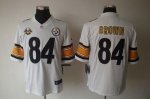 Jerseys Factory Cheap Nike Steelers #84 Antonio Brown White With