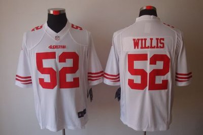 Jerseys Factory Cheap Nike 49ers #52 Patrick Willis White Men's