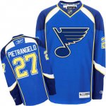 Jerseys Factory Cheap Blues #27 Pietrangelo Dark Blue Embroidere