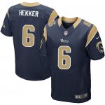 Jerseys Factory Cheap Nike Rams #6 Johnny Hekker Navy Blue Team