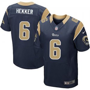 Jerseys Factory Cheap Nike Rams #6 Johnny Hekker Navy Blue Team