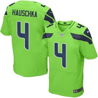 Jerseys Factory Cheap Nike Seahawks #4 Steven Hauschka Green Men