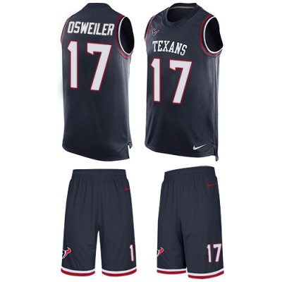 Jerseys Factory Cheap Nike Texans #17 Brock Osweiler Navy Blue T
