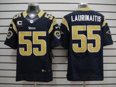 Jerseys Factory Cheap Nike Rams #55 James Laurinaitis Navy Blue