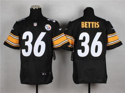 Jerseys Factory Cheap Nike Steelers #36 Jerome Bettis Black Team