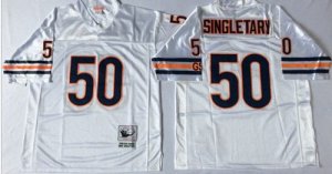 Jerseys Factory Cheap Mitchell&Ness Bears #50 Mike Singletary Wh